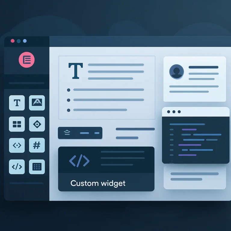 Sviluppo di widget personalizzati per Elementor