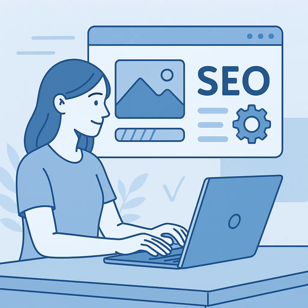Illustrazione sull’ottimizzazione SEO delle immagini