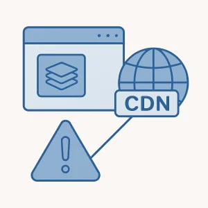 Illustrazione sui conflitti tra plugin di cache e CDN
