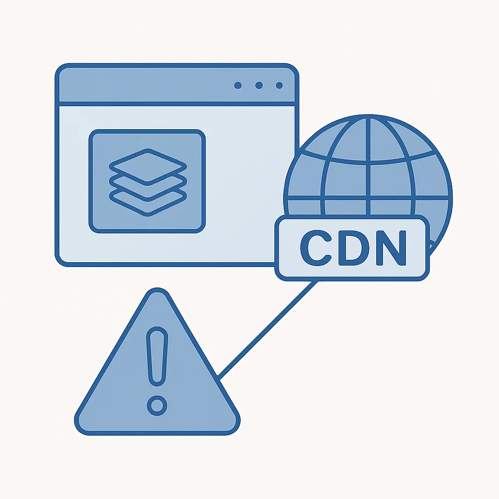 Illustrazione sui conflitti tra plugin di cache e CDN