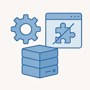 Illustrazione su plugin di cache WordPress e hosting gestito